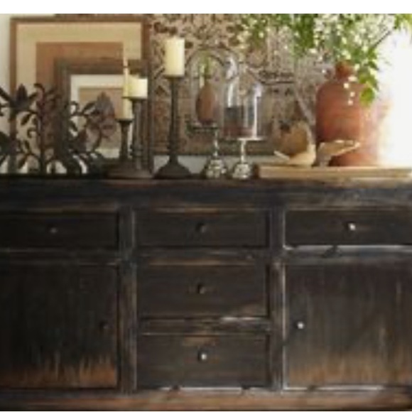 Vintage Art Deco Tall Dark Green Stoneware Vase - Picture 11 of 12